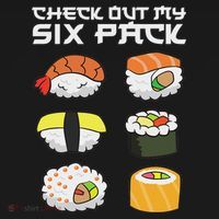Check Out My Six Pack Funny Japanese Sushi Toddler T-Shirt thumb 4