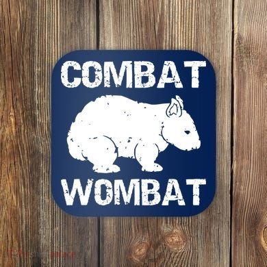 Combat Wombat Coaster