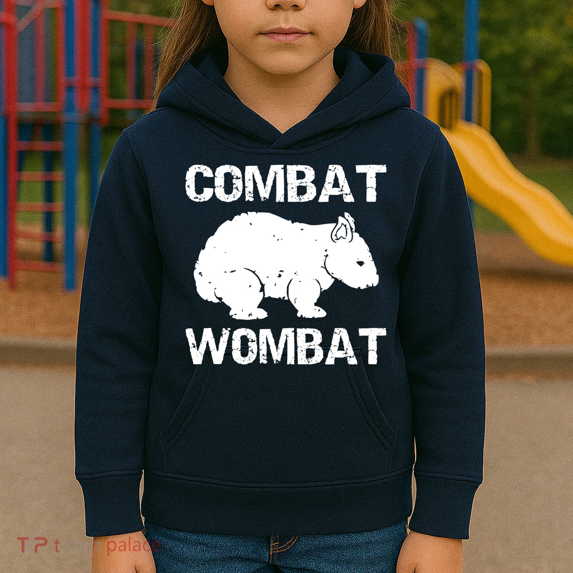 Combat Wombat Kids Hoodie