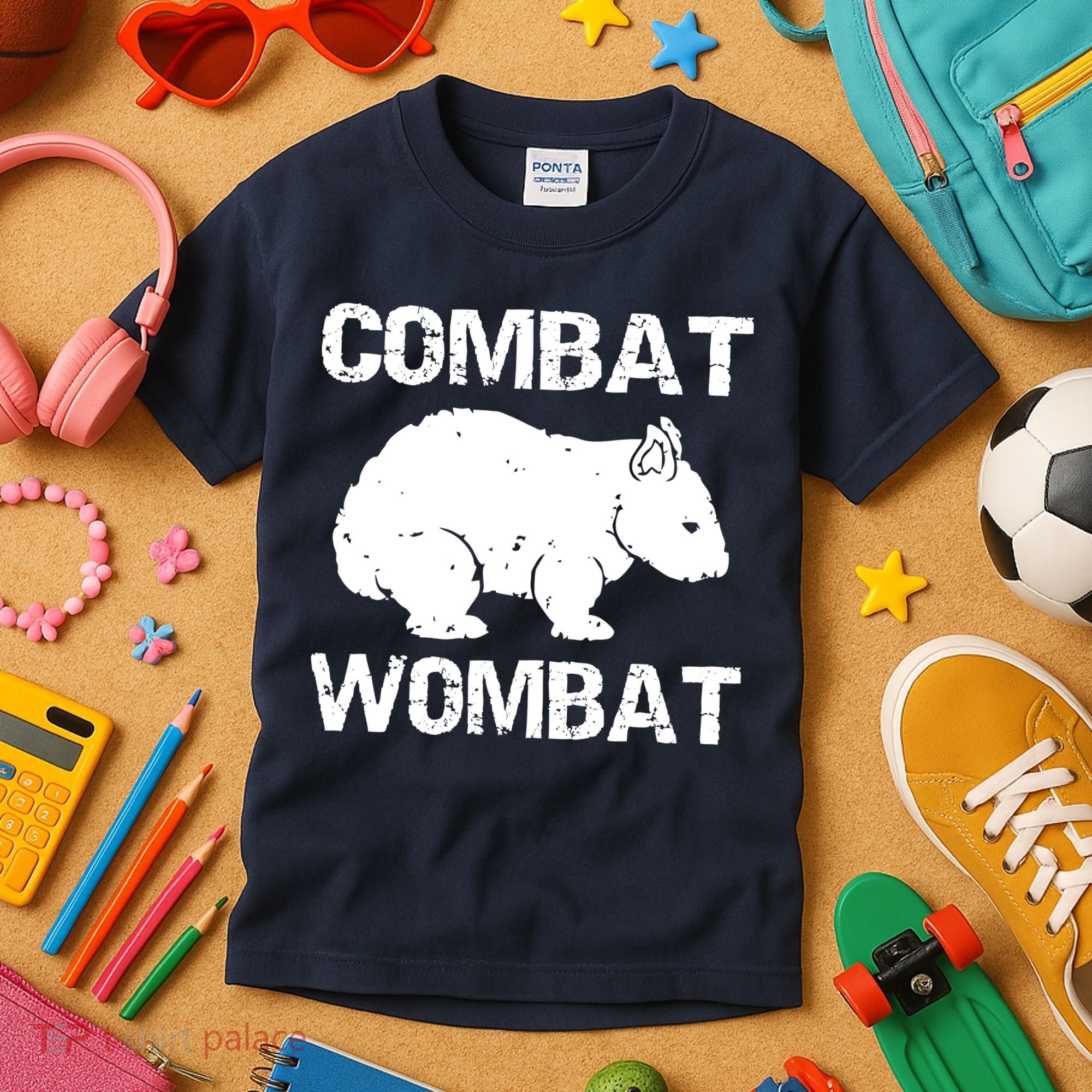 Combat Wombat Kids T-Shirt