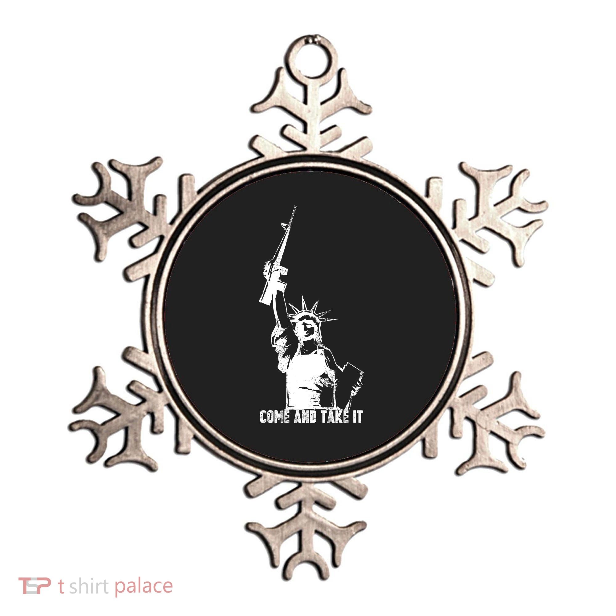 Come & Take It Liberty Gun & Second Amendment Ornament