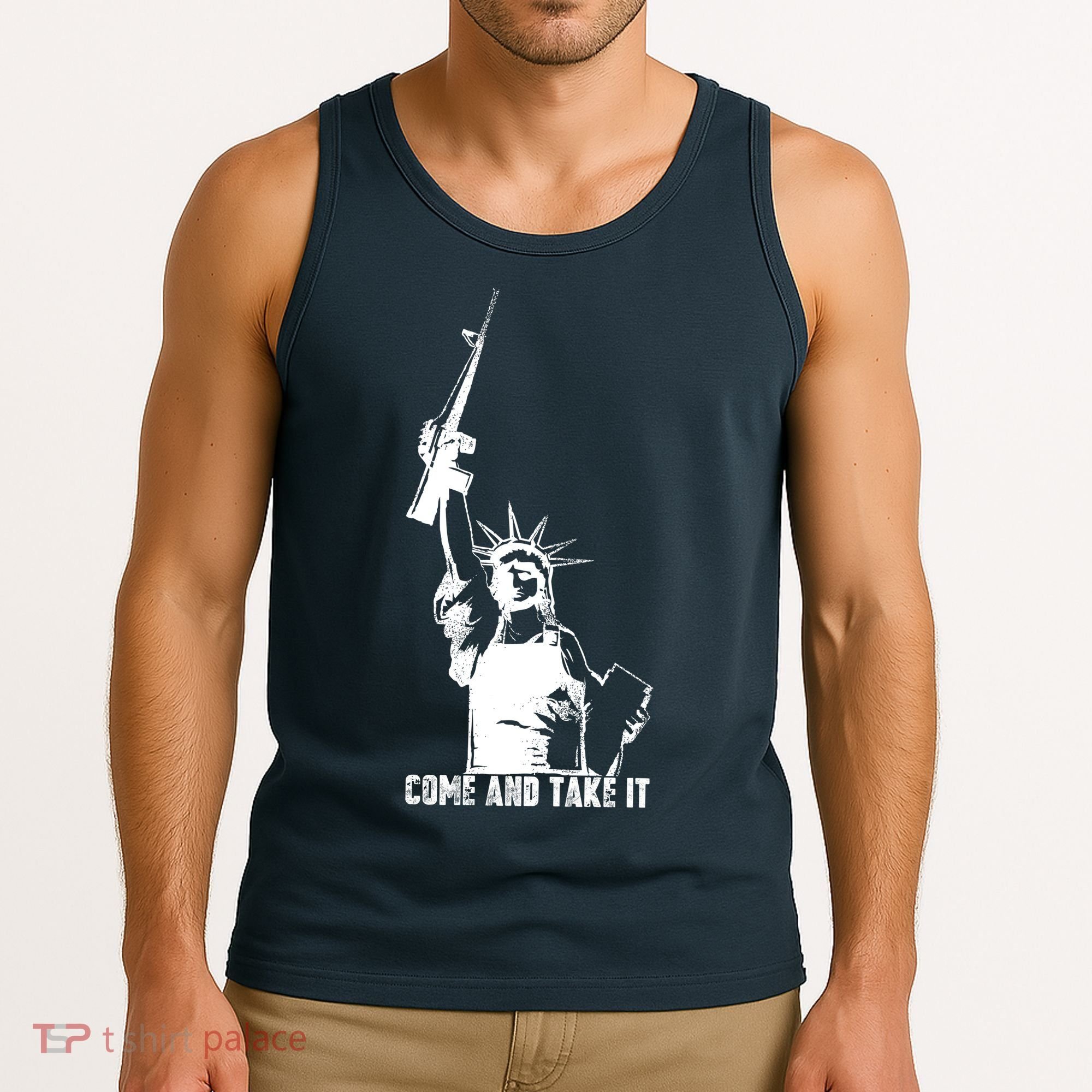 Come & Take It Liberty Gun & Second Amendment Tank Top