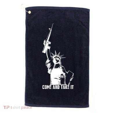 Come & Take It Liberty Gun & Second Amendment Golf Towel