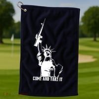 Come & Take It Liberty Gun & Second Amendment Golf Towel thumb 1