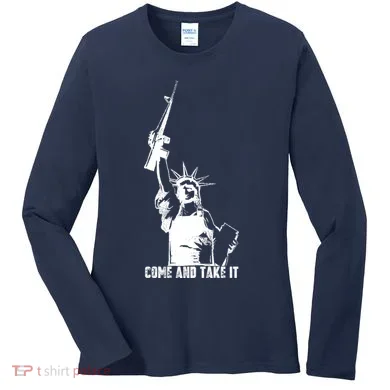 Come & Take It Liberty Gun & Second Amendment Women's Long Sleeve Shirt