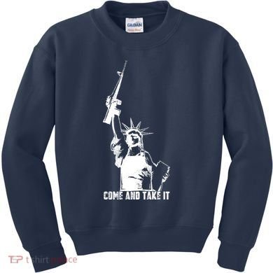 Come & Take It Liberty Gun & Second Amendment Kids Sweatshirt