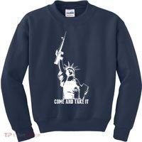 Come & Take It Liberty Gun & Second Amendment Kids Sweatshirt thumb 0
