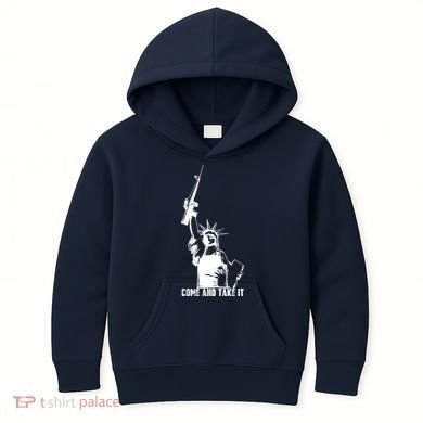 Come & Take It Liberty Gun & Second Amendment Kids Hoodie