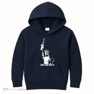 Come & Take It Liberty Gun & Second Amendment Kids Hoodie