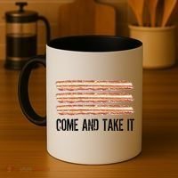 Come and Take It Bacon Coffee Mug thumb 4