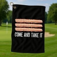 Come and Take It Bacon Golf Towel thumb 1