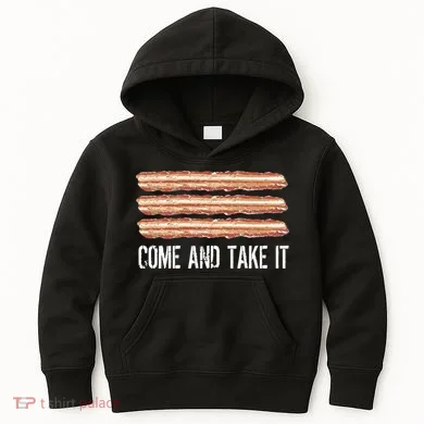 Come and Take It Bacon Kids Hoodie