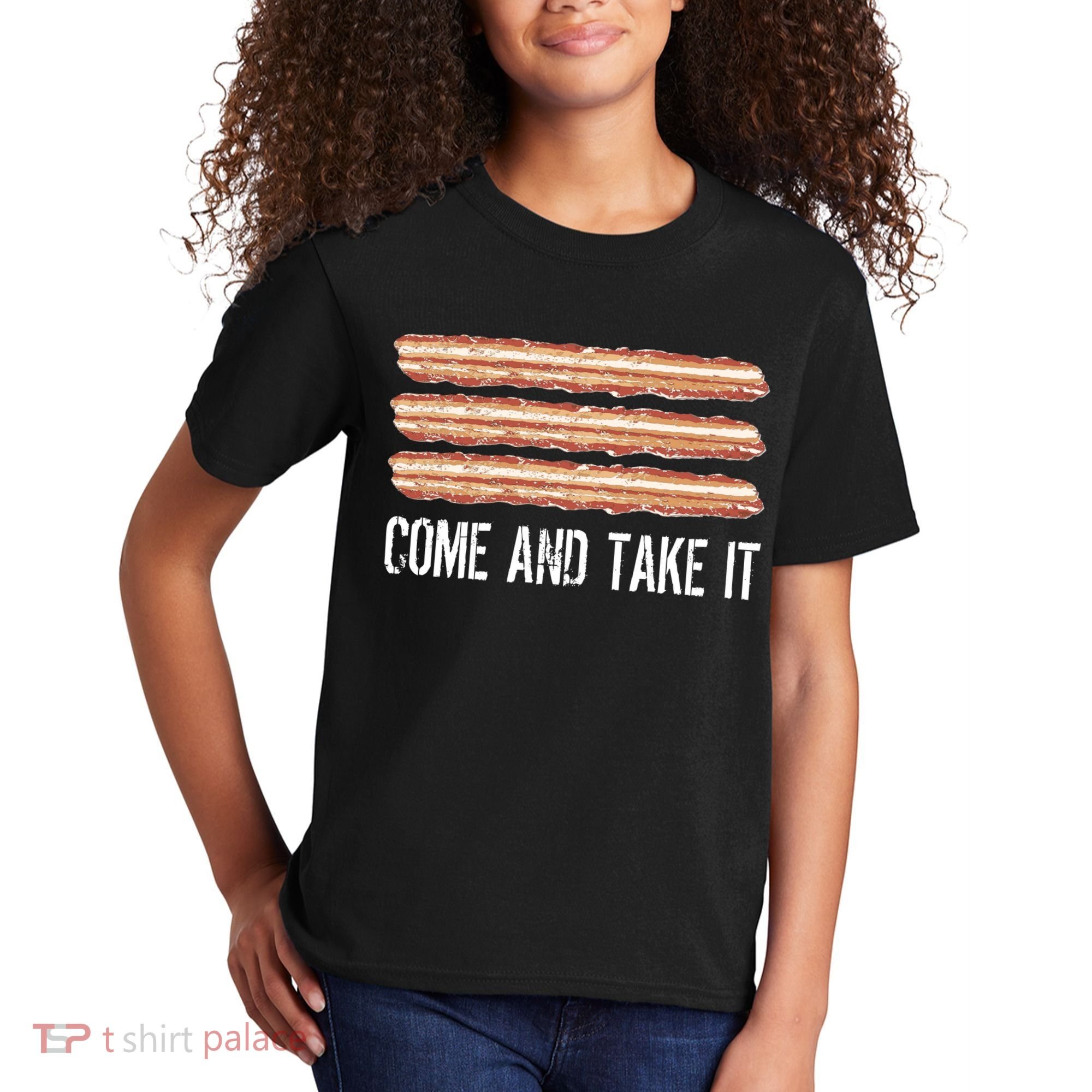 Come and Take It Bacon Kids T-Shirt