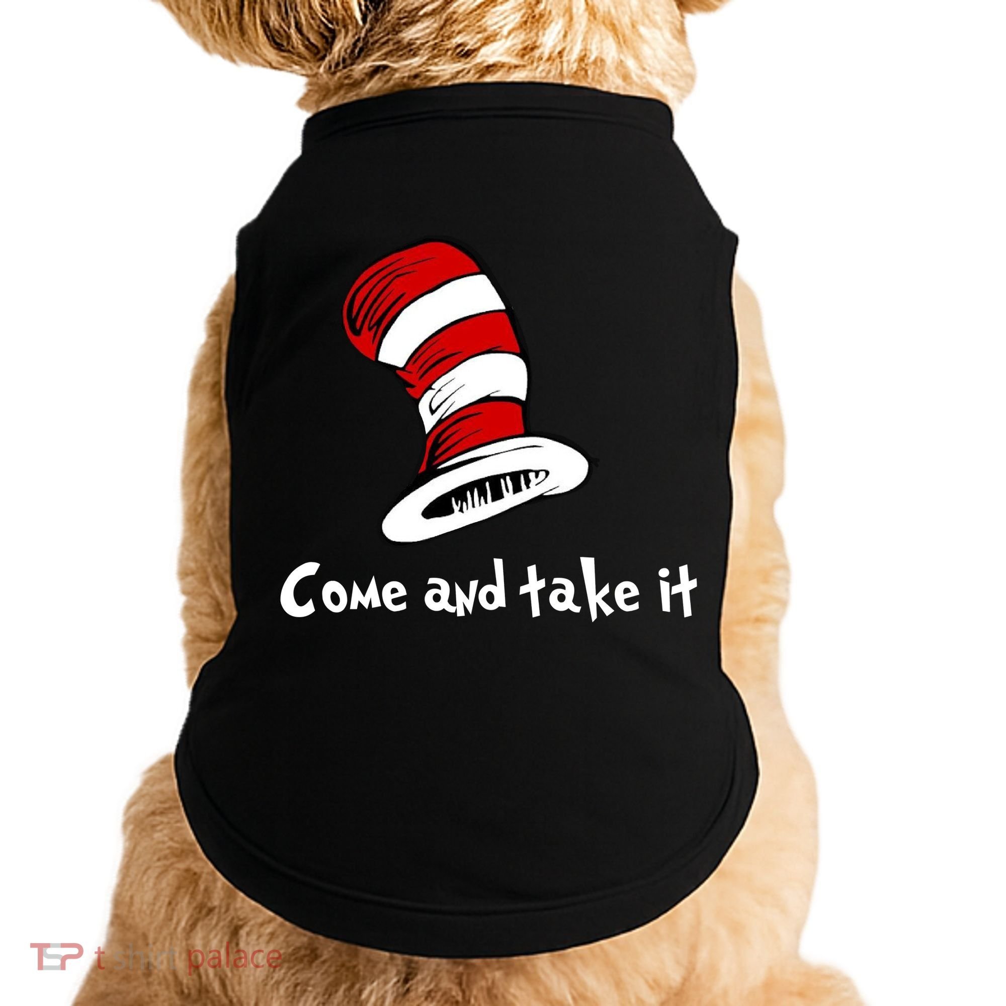 Come And take It Funny Doggie Tank