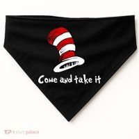 Come And take It Funny USA-Made Doggie Bandana thumb 0