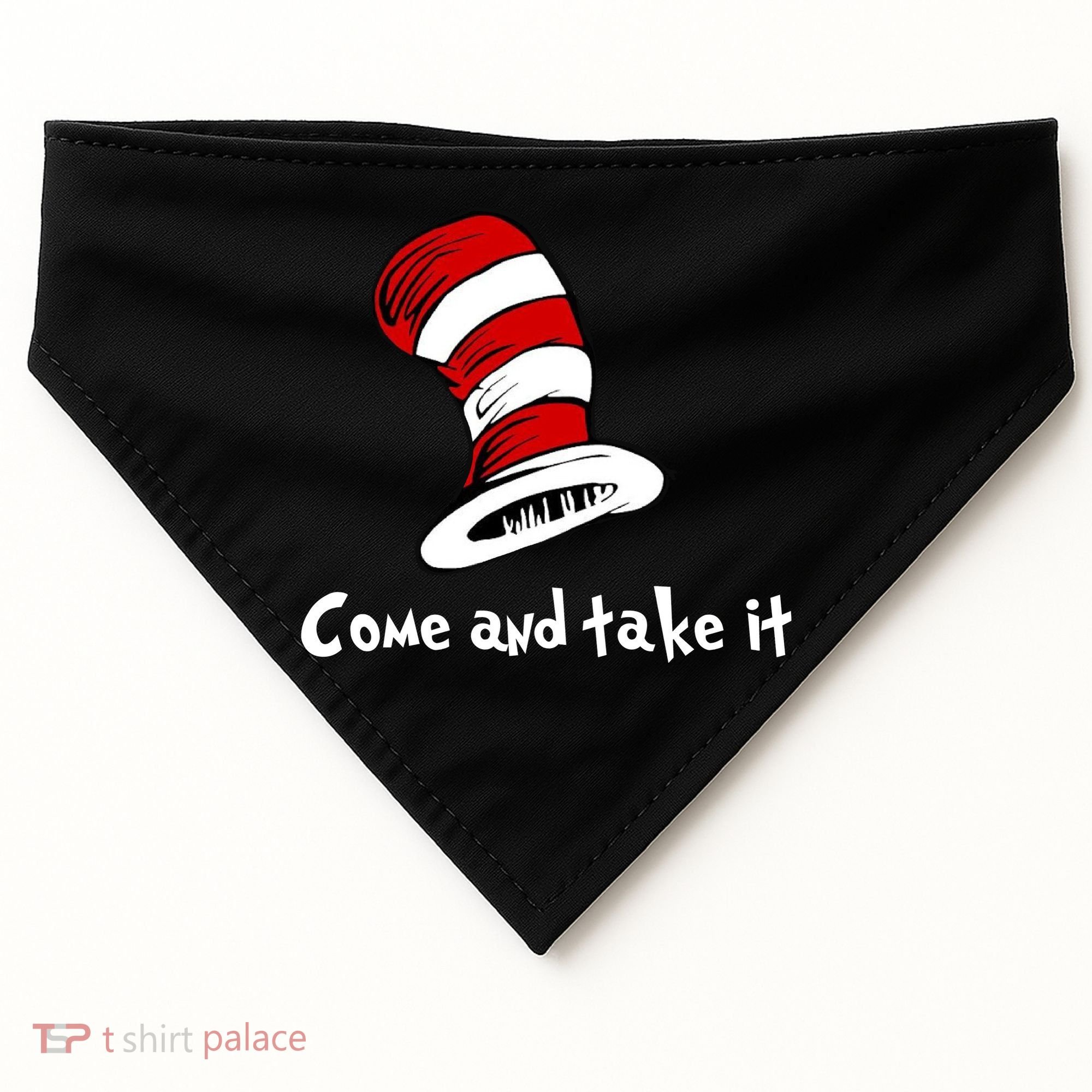 Come And take It Funny USA-Made Doggie Bandana