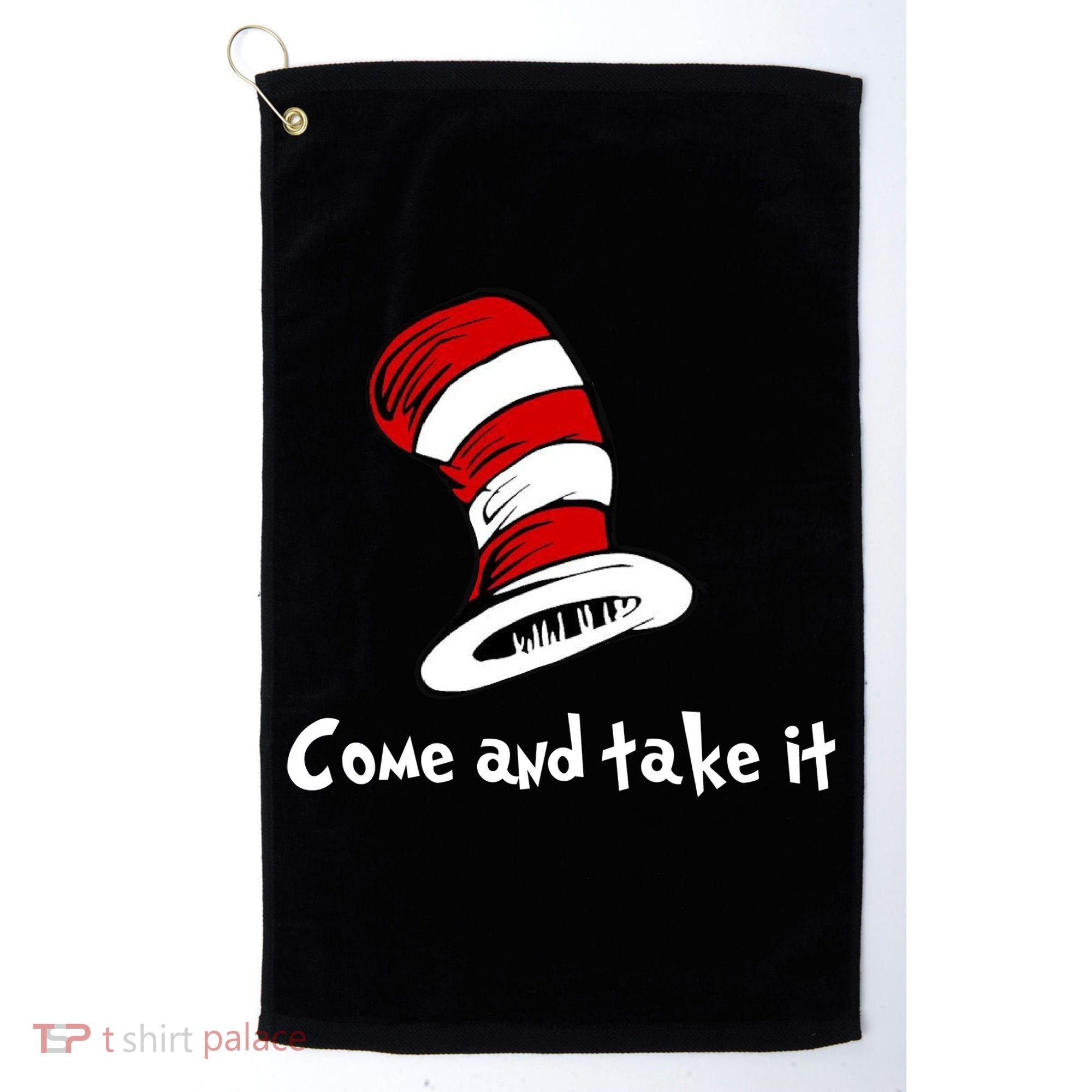 Come And take It Funny Golf Towel