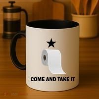 Come and Take It Funny Toilet Paper  Coffee Mug thumb 4