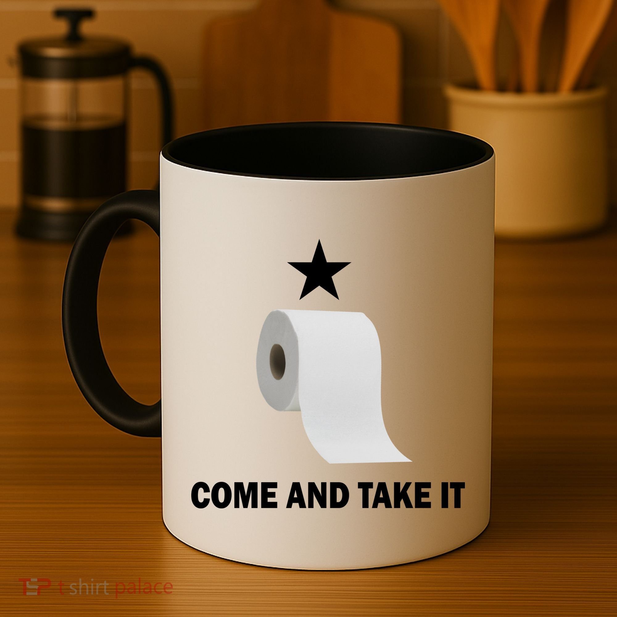 Come and Take It Funny Toilet Paper  Coffee Mug