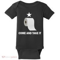 Come and Take It Funny Toilet Paper  Baby Bodysuit thumb 0