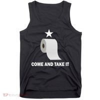 Come and Take It Funny Toilet Paper  Tank Top thumb 0