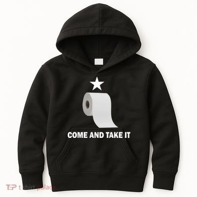 Come and Take It Funny Toilet Paper  Kids Hoodie