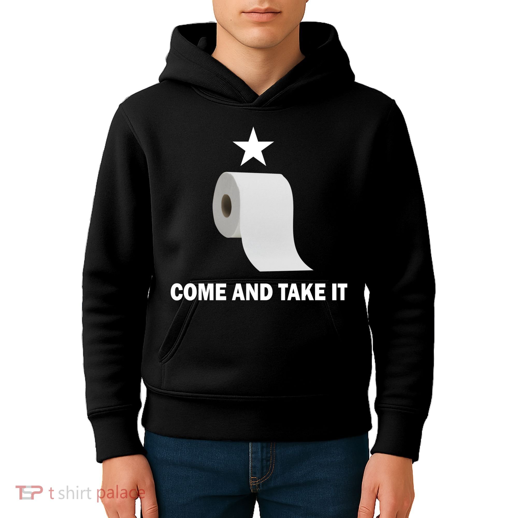Come and Take It Funny Toilet Paper  Kids Hoodie