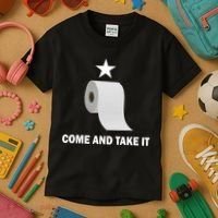 Come and Take It Funny Toilet Paper  Kids T-Shirt thumb 3