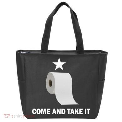 Come and Take It Funny Toilet Paper  Tote Bag