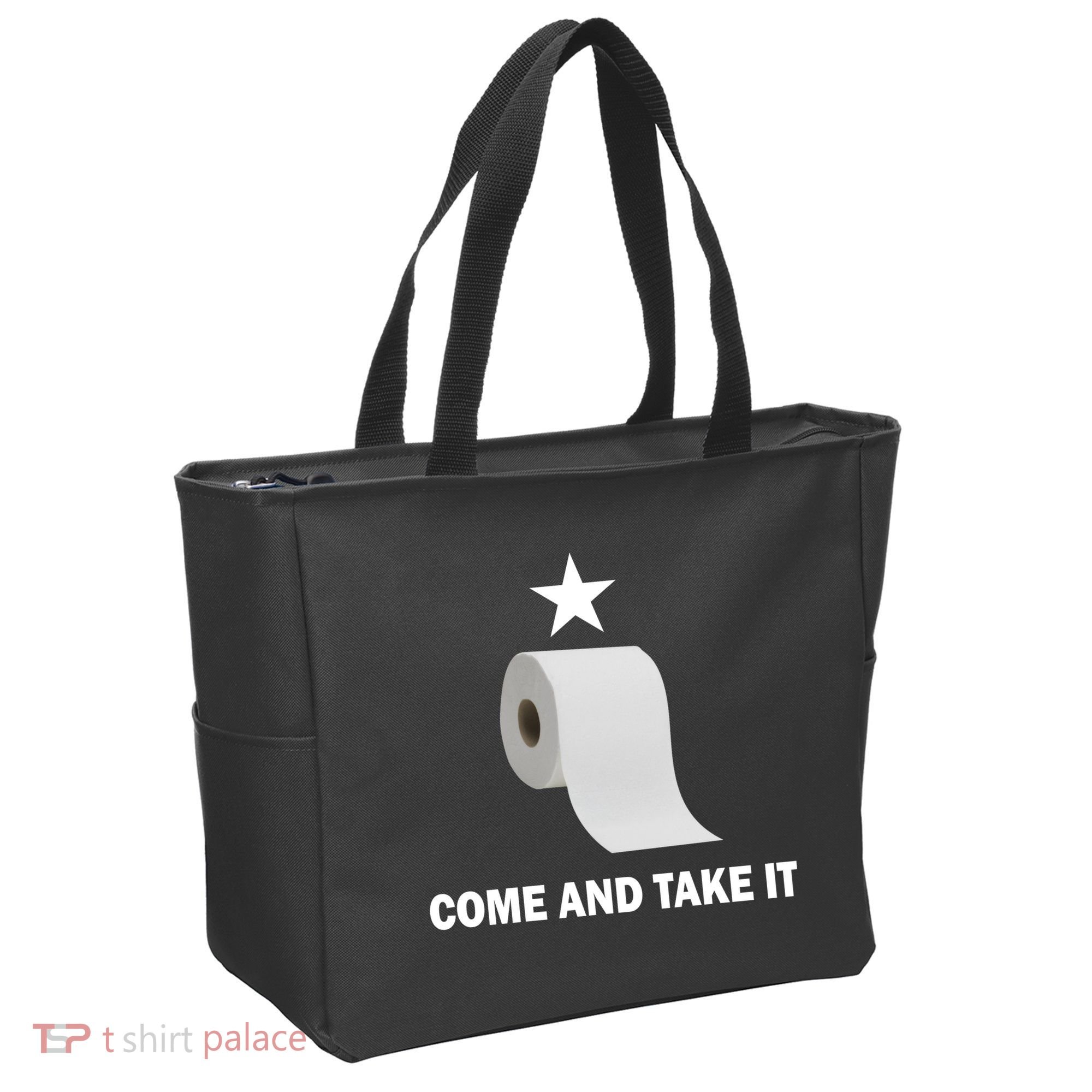 Come and Take It Funny Toilet Paper  Tote Bag