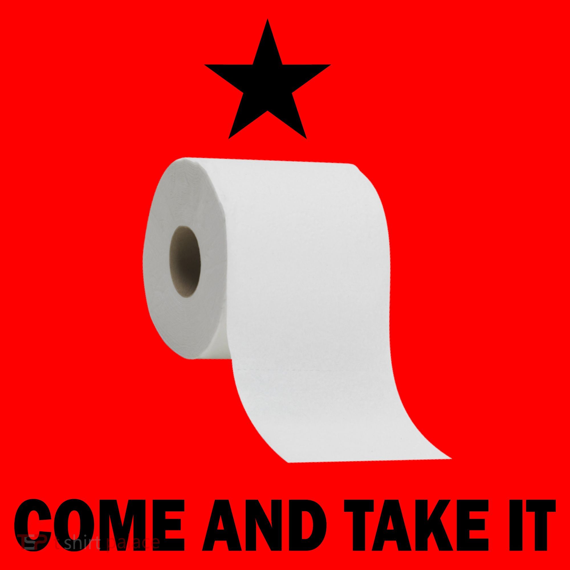 Come and Take It Funny Toilet Paper  Santa Hat