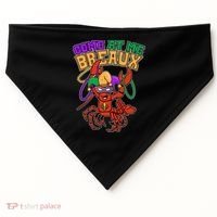 Come At Me Breaux Mardi Gras Crawfish USA-Made Doggie Bandana thumb 0