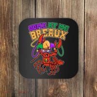 Come At Me Breaux Mardi Gras Crawfish Coaster thumb 0