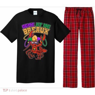 Come At Me Breaux Mardi Gras Crawfish Pajama Set