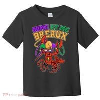 Come At Me Breaux Mardi Gras Crawfish Toddler T-Shirt thumb 0