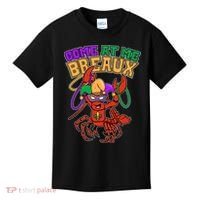 Come At Me Breaux Mardi Gras Crawfish Kids T-Shirt thumb 0