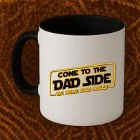 Come To The Dad Side We Have Bad Jokes Coffee Mug thumb 2