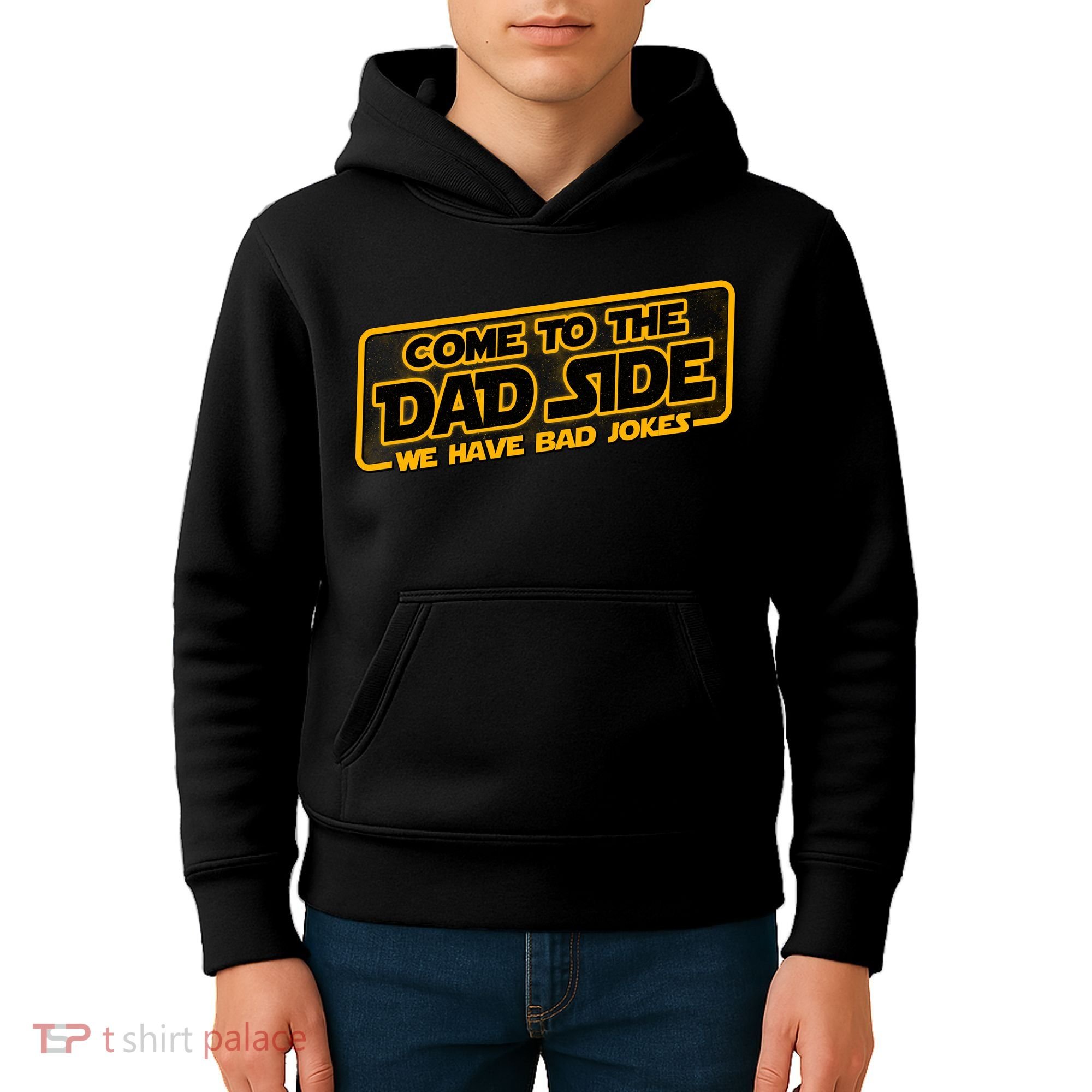 Come To The Dad Side We Have Bad Jokes Kids Hoodie