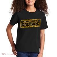 Come To The Dad Side We Have Bad Jokes Kids T-Shirt thumb 2