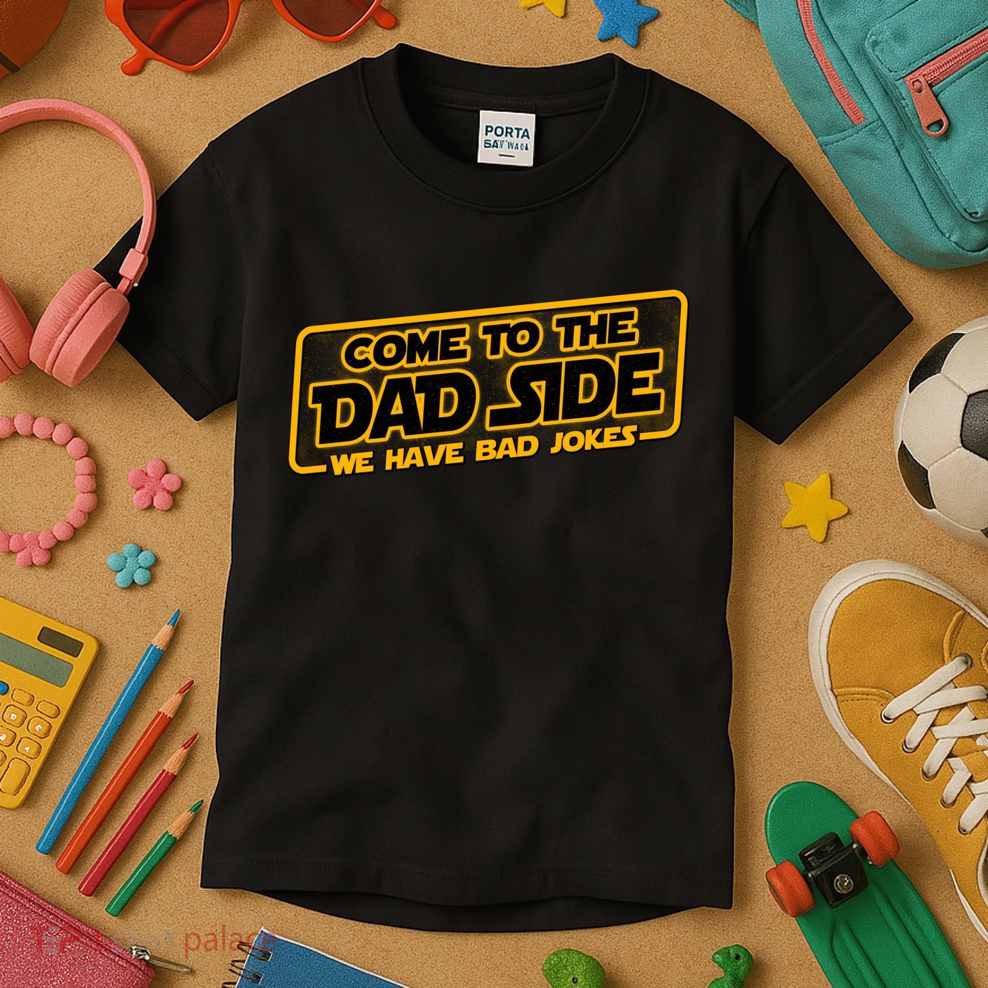 Come To The Dad Side We Have Bad Jokes Kids T-Shirt