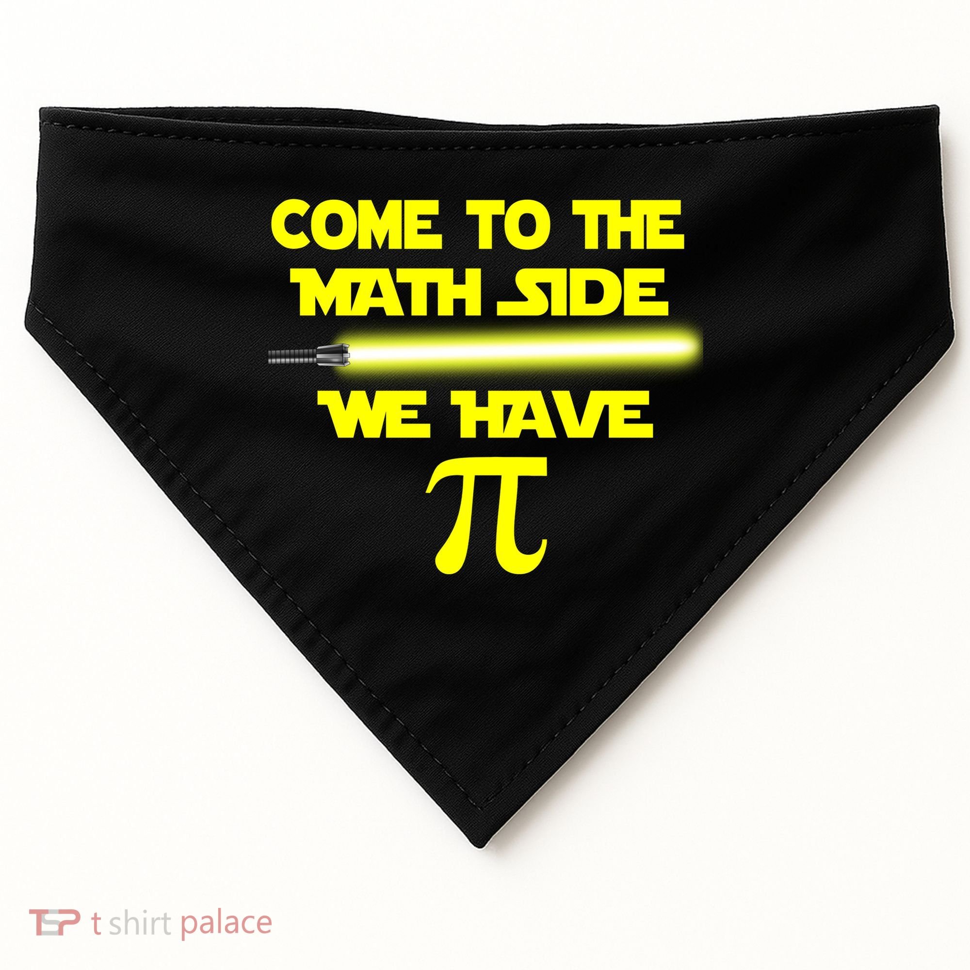 Come To The Math Side We Have Pi USA-Made Doggie Bandana