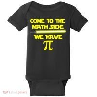 Come To The Math Side We Have Pi Baby Bodysuit thumb 0