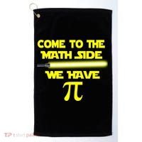 Come To The Math Side We Have Pi Golf Towel thumb 0