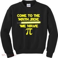 Come To The Math Side We Have Pi Kids Sweatshirt thumb 0