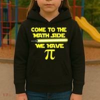 Come To The Math Side We Have Pi Kids Hoodie thumb 3