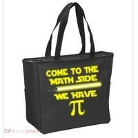 Come To The Math Side We Have Pi Tote Bag thumb 2