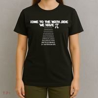Come To The Math Side We Have Pi 3.14 T-Shirt thumb 4
