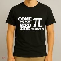 Come To The Nerd Side We Have Pi T-Shirt thumb 3