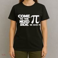 Come To The Nerd Side We Have Pi T-Shirt thumb 4