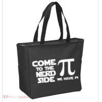 Come To The Nerd Side We Have Pi Tote Bag thumb 2